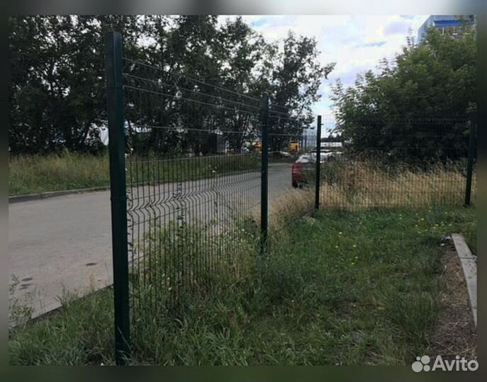 Забор сетка 3д