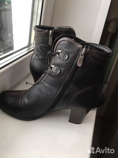 Ботинки женские 40 размер натуральная кожа и мех