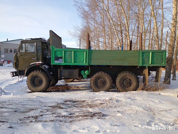 Лесовоз (сортиментовоз) КАМАЗ 43101, 1992