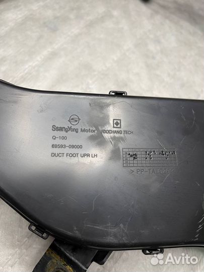 Воздуховод салона левый на SsangYong Kyron
