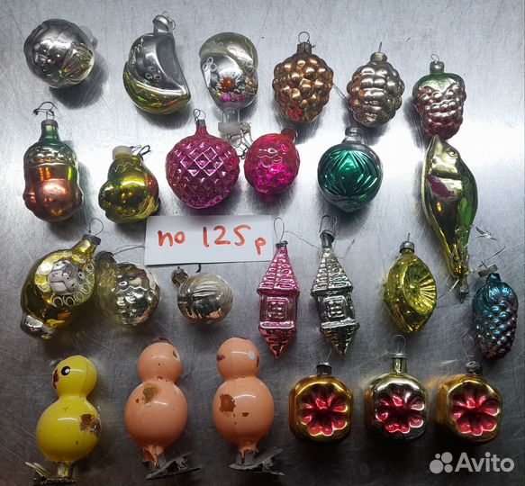 Елочные игрушки СССР