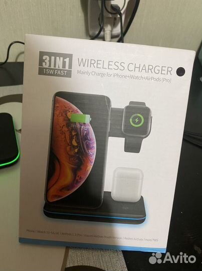 Беспроводная зарядка 3 в 1