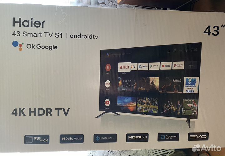 Телевизор SMART tv 43 4k