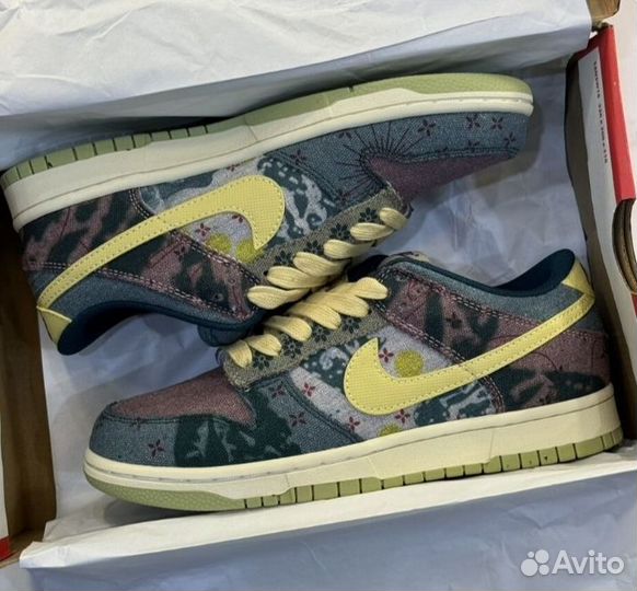 Кроссовки nike dunk LOW SP community garden