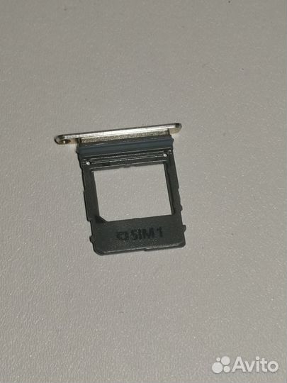 B65 сим лоток золотой Samsung A8 plus