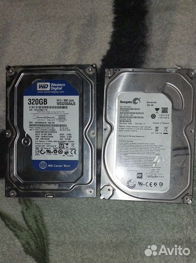 Жесткий диск 320 гб,250 гб