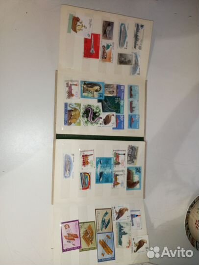 Альбом с почтовыми марками СССР