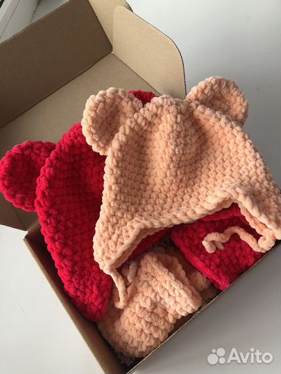 Детские шапочки для новорожденных