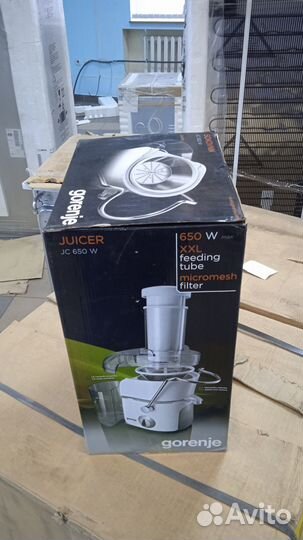Соковыжималка новая Gorenje JC650W