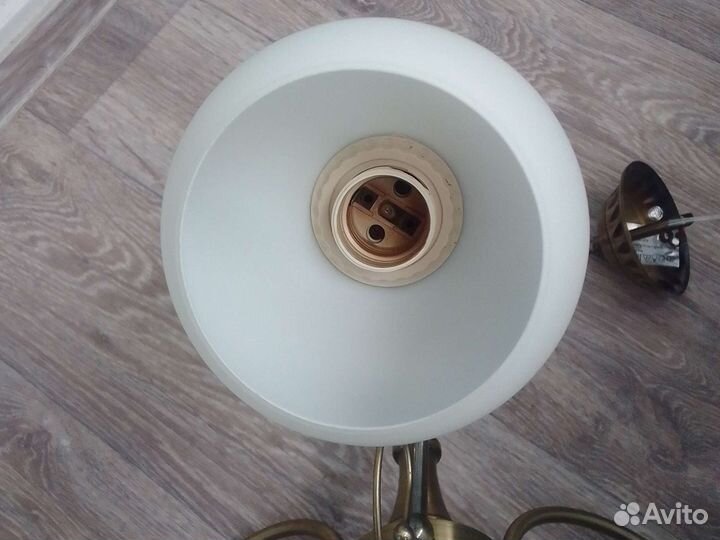 Люстра классическая цвет бронза