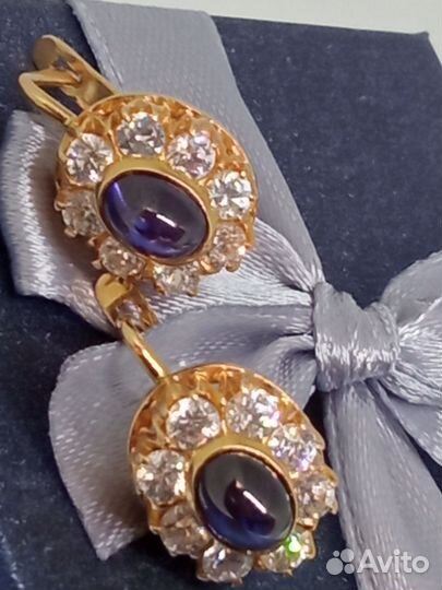 Золотые серьги 585 