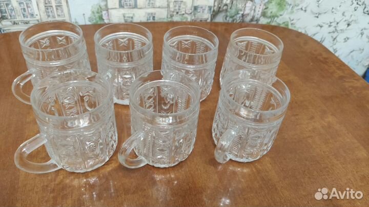 Кружки хрустальные СССР