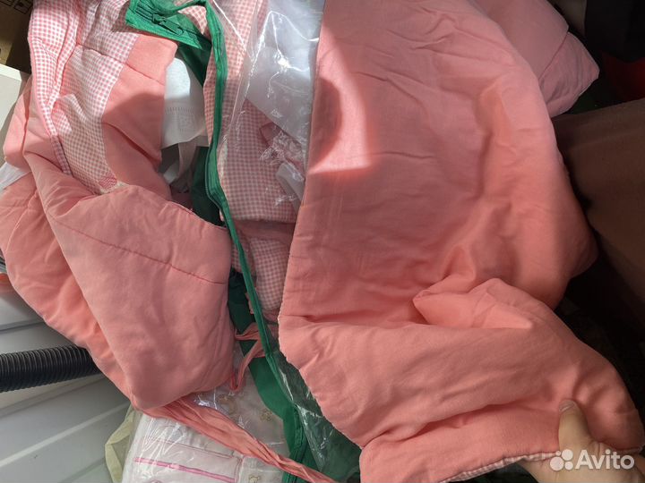 Бортики и балдахин в кроватку