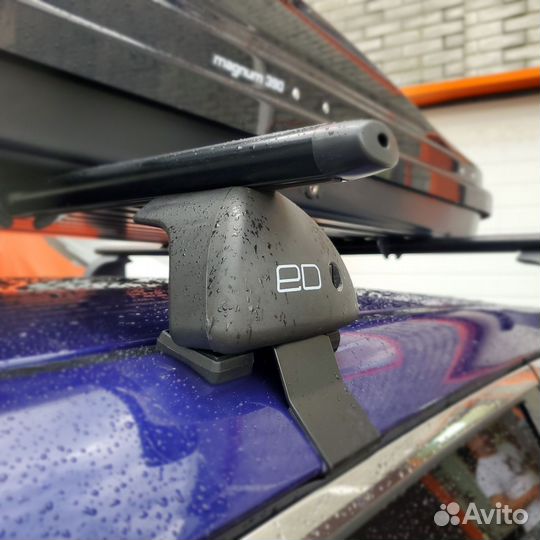 Багажник рейлинги ед на гладкую крышу аэро овал