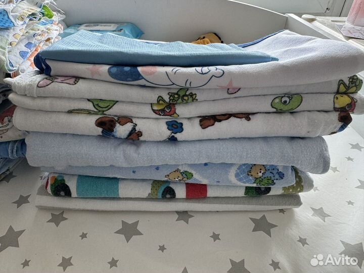 Пеленки для новорождённого мальчика