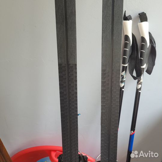 Лыжи беговые детские 160 + ботинки