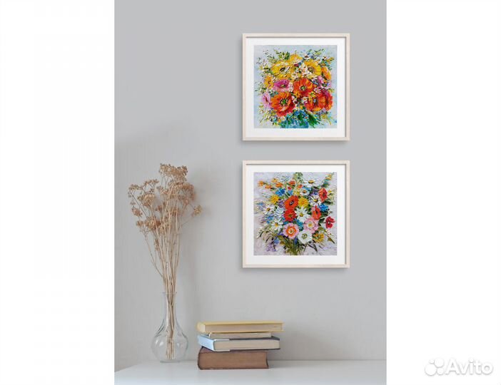 Картина с цветами 