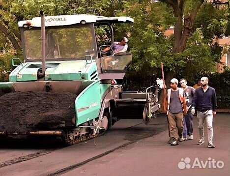 Асфальтирование, укладка асфальта, ямочный ремонт