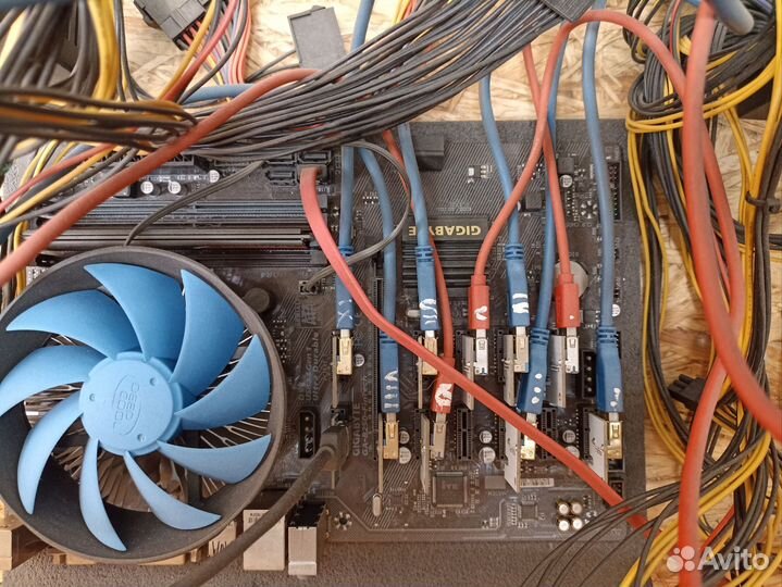 Риг на видеокартах 8шт.-2060 2шт.-1660super