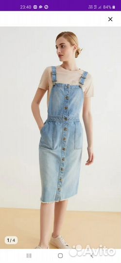 Джинсовый сарафан