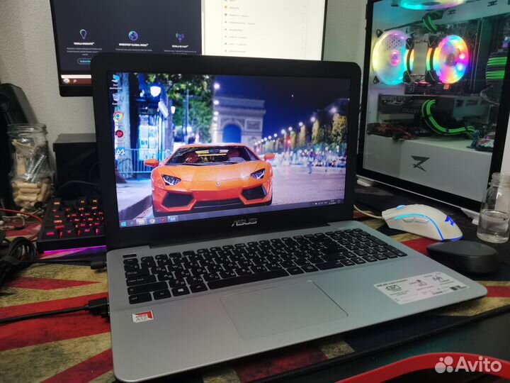 Инженерный asus / AMD A12/ddr4-8 Гб/ R7/R8 graphic