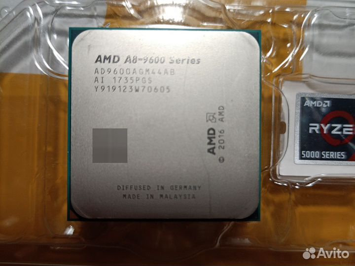 Процессор AMD A8-9600 4 ядра с встроенным видео R7