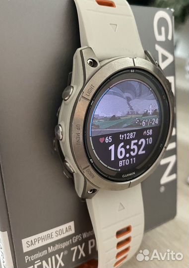Часы Garmin fenix 7x pro sapphire solar