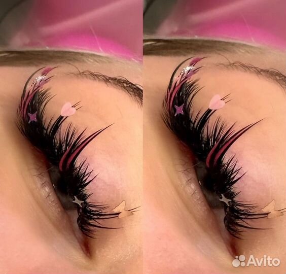 Наращивание ресниц модель