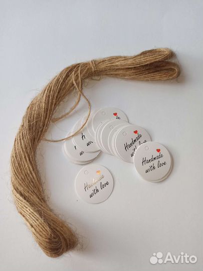 Крафт-бумажные бирки