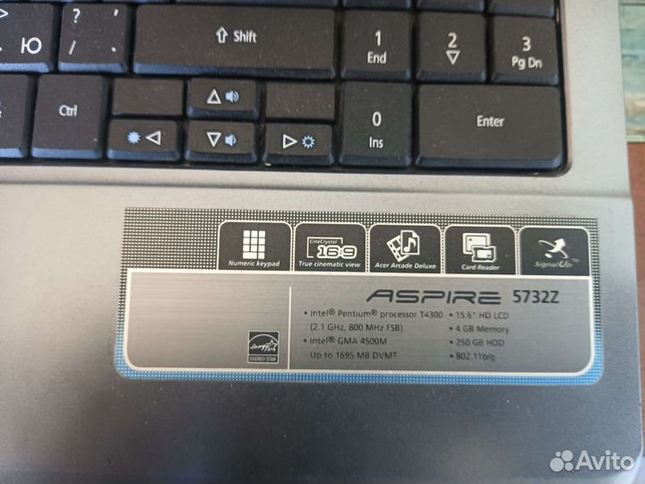 Ноутбук Acer aspire 5732 Z