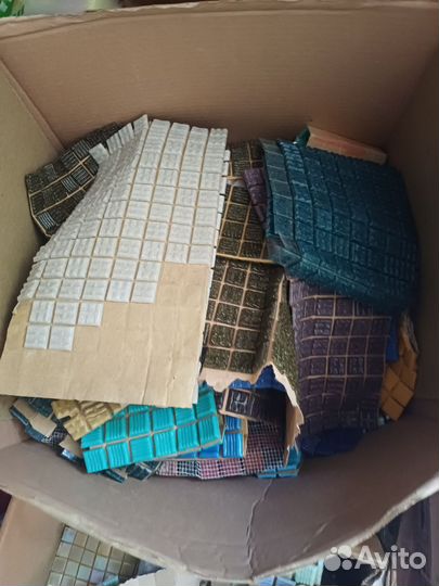 Плитка мозаика остатки