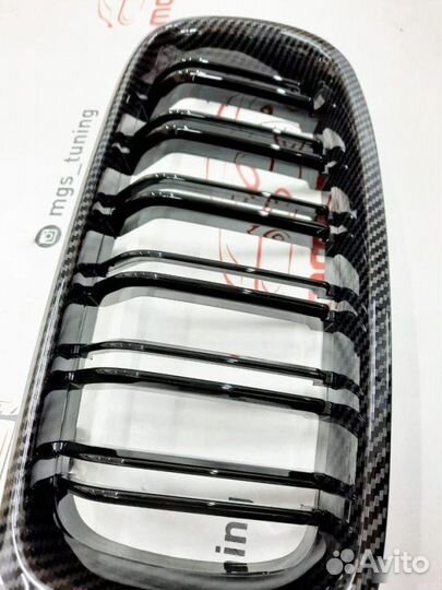 Ноздри BMW 3 серии f30 11-19г Под карбон