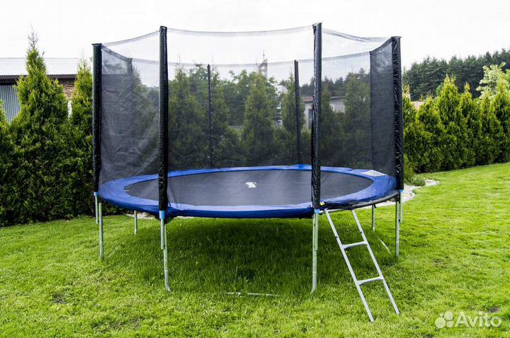 Батут 10 фут - 3,05 м с защит. сеткой для семьи