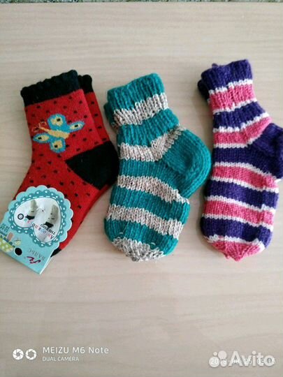 Теплые носочки для девочки