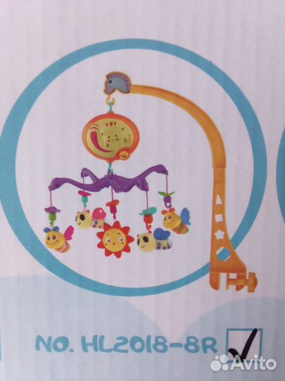 Музыкальный мобиль на детскую кроватку