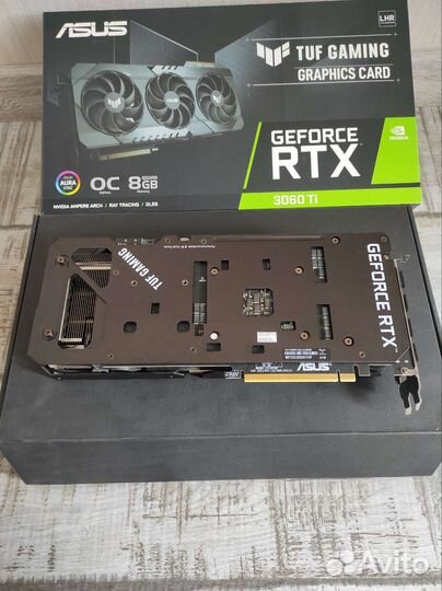 Видеокарта asus TUF 3060 Ti OC 8GB