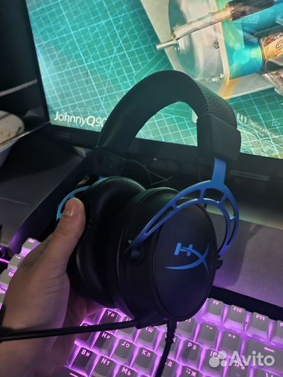 Игровые наушники hyperx Alpha S