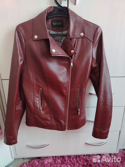 Куртка кожаная женская 46 48