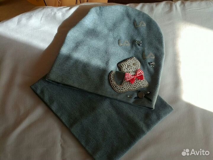 Шапка+ снуд