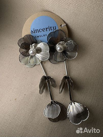 Серьги вечерние