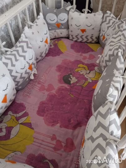 Бортики в кроватку