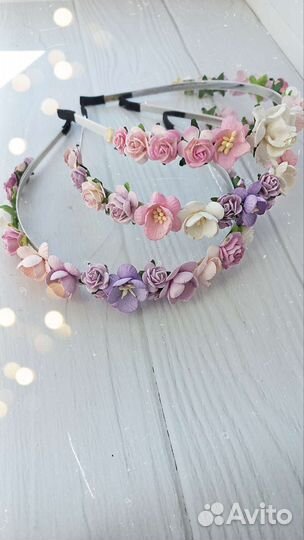 Ободок цветочный