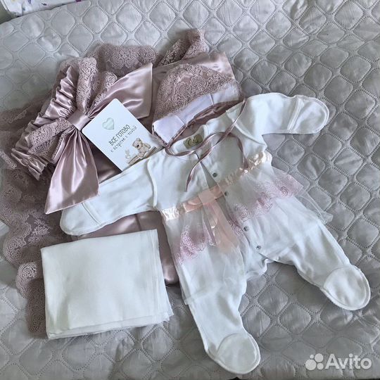 Конверт на выписку для девочки весна лето