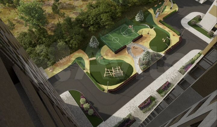 2-к. квартира, 63,7 м², 17/25 эт.