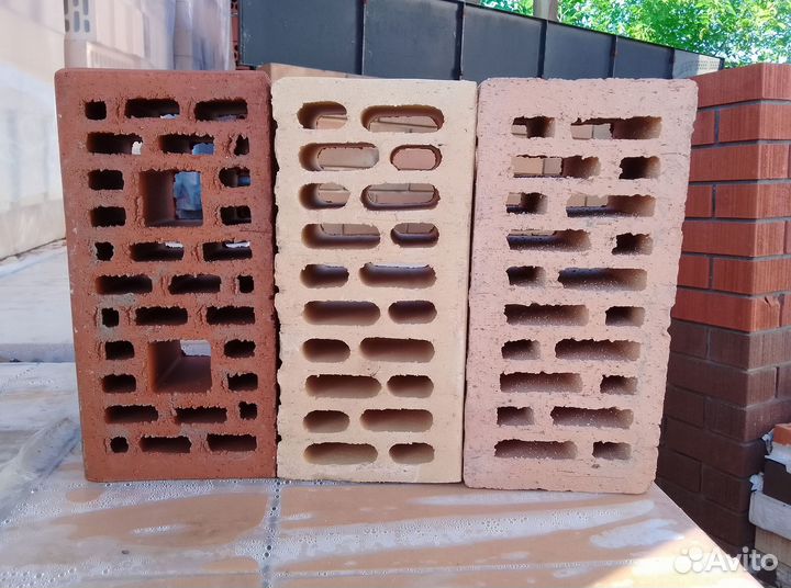 Кирпич облицовочный желтый