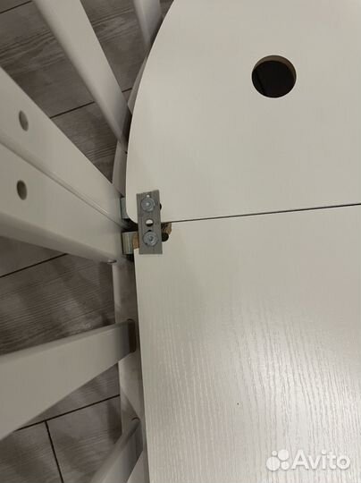 Детская кроватка трансформер круглая с маятником