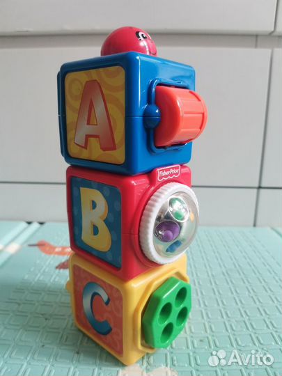 Развивающие Кубики Fisher Price 3 шт