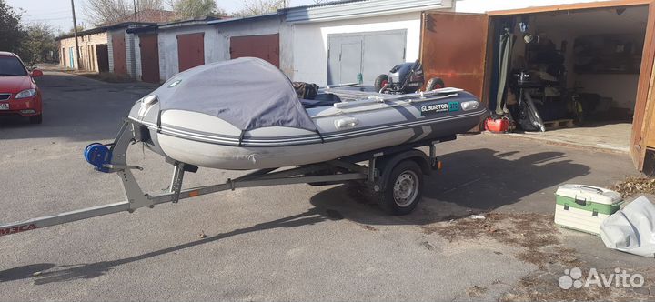 Лодка пвх Gladiator c370Al cмотором yamaha 9,9
