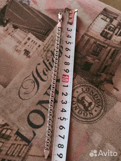 Серебряный браслет мужской