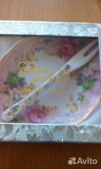 Тарелка для лимона с вилочкой Elan Gallery